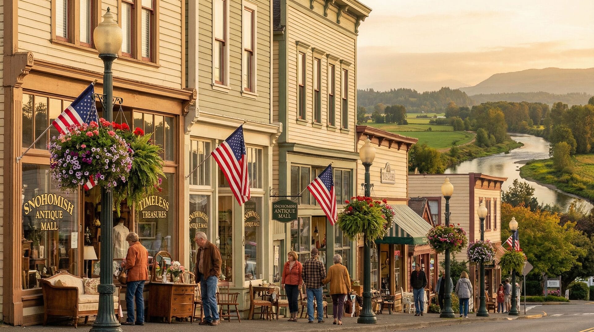 Marysville WA neighborhood with community character, Snohomish County